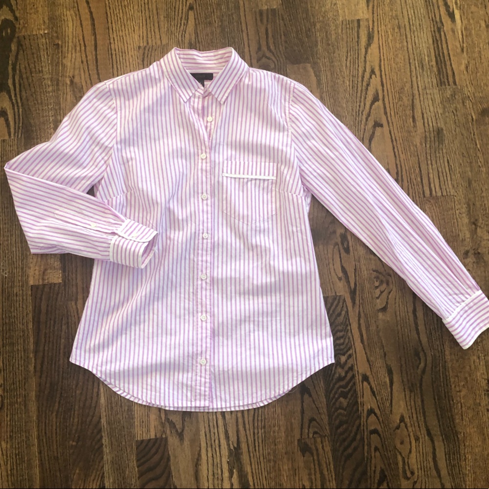 J. Crew women’s slim striped shirt, Size Small